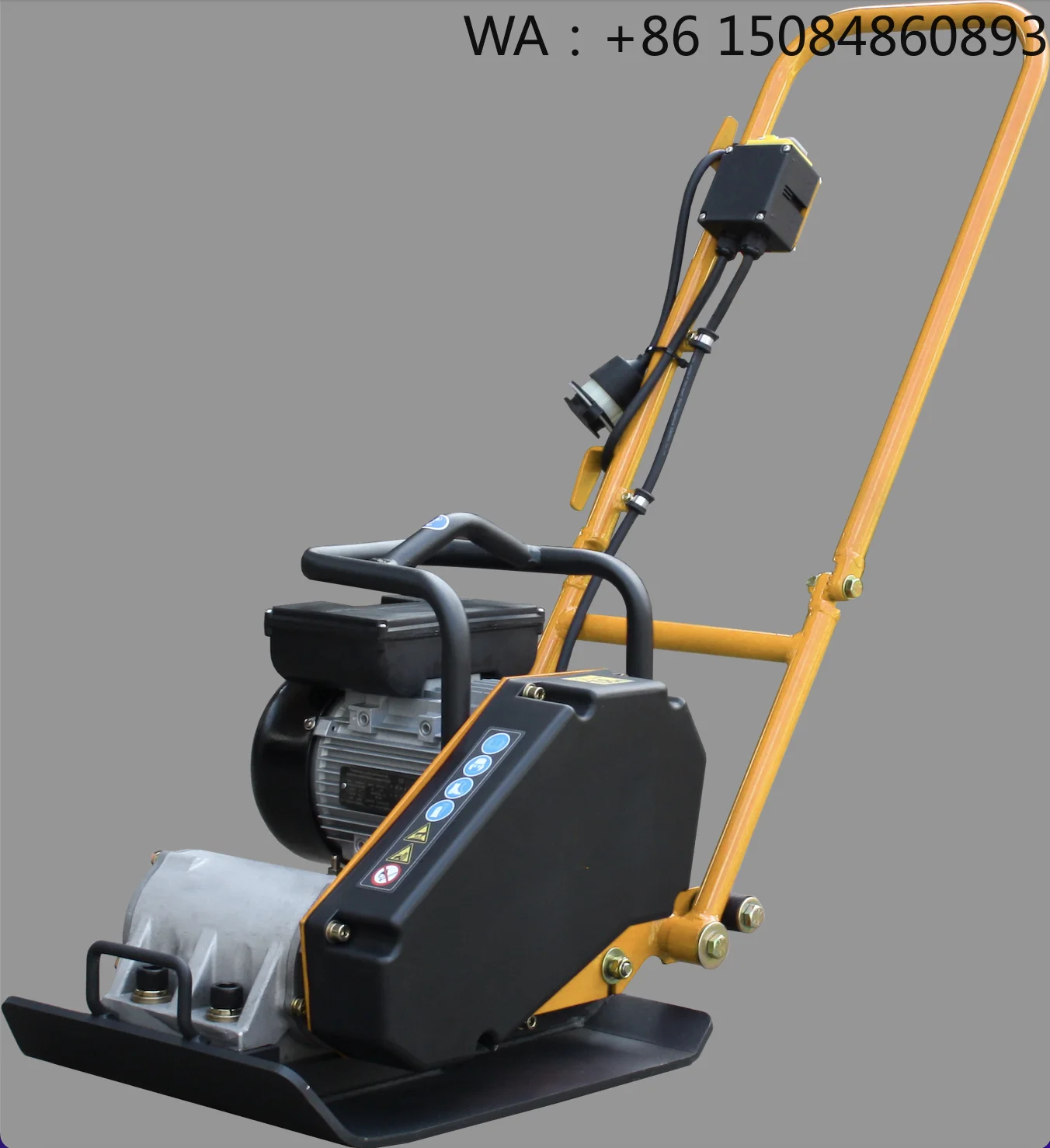 Plate Compactor Vibrator - 50KG 10.5KN 1.5KW Pemadat Tanah Bertenaga