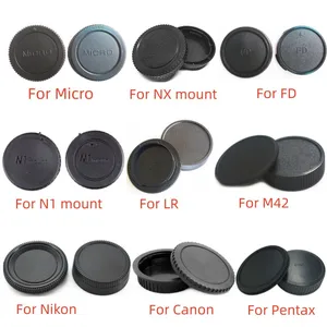 tutup Bodi Kamera + Tutup Lensa Belakang untuk Canon nikon Sony untuk Pentax Olympus Micro M4/3 Dudukan Kamera Panasonic M42 FD LR NX 8 penjualan terbaik canon 700d - №