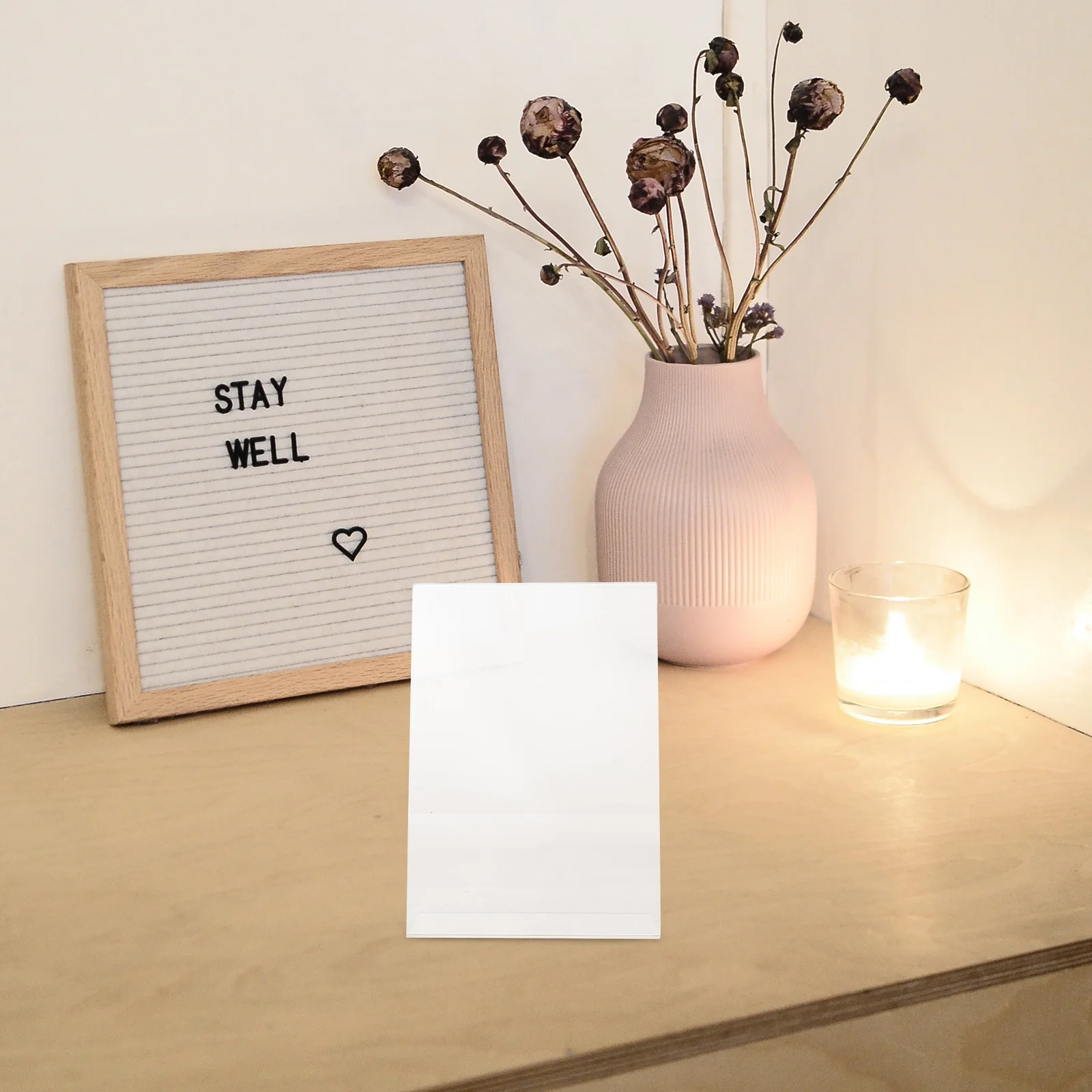 

Acrylic Display Board Commercial Advertising Stand Wedding Business Card Holders