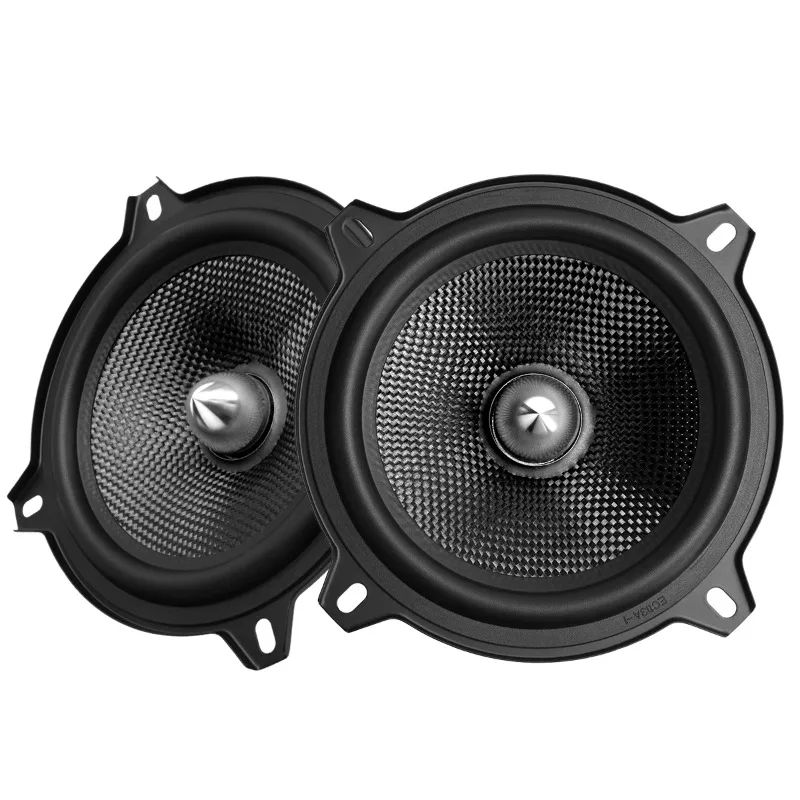 

2 Pcs 5Inch Hifi Mid-woofer Speaker 300W Peak Power High Performance Carbon Fiber Cone Woofers Enhanced Car Stereo Audio Speaker