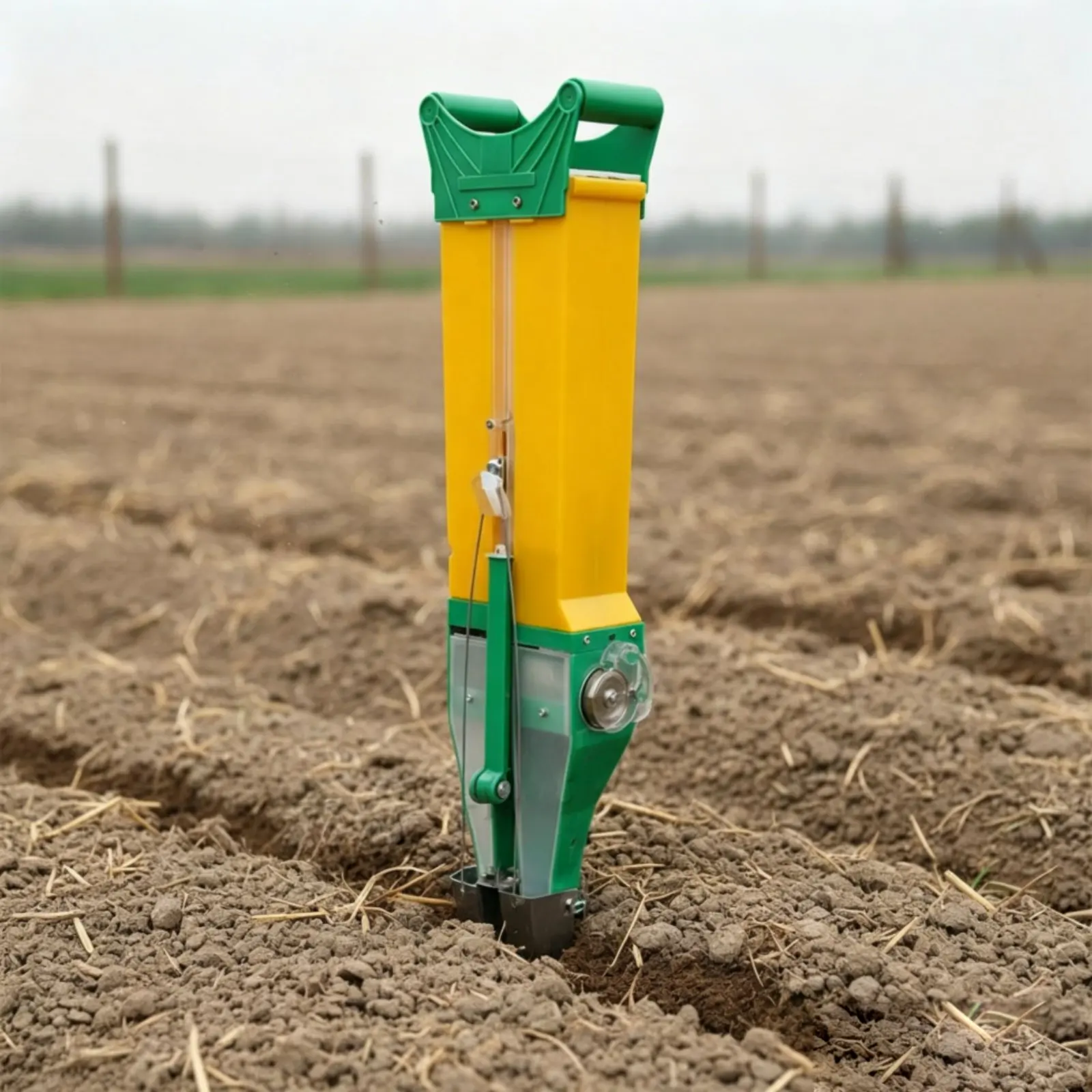 

Manual Fertilizer Seeder High Effectiveness Corn Bean Planting Machine Handheld Seed Planter No Bending down Handheld Planter