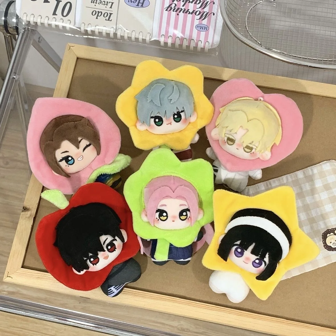 In Stock Alien Stage Plush Luka Till Sua Mizi Ivan HYUNA Stuffed Plushie Cartoon Dolls Pendant 10cm Key Chains Christmas Gift