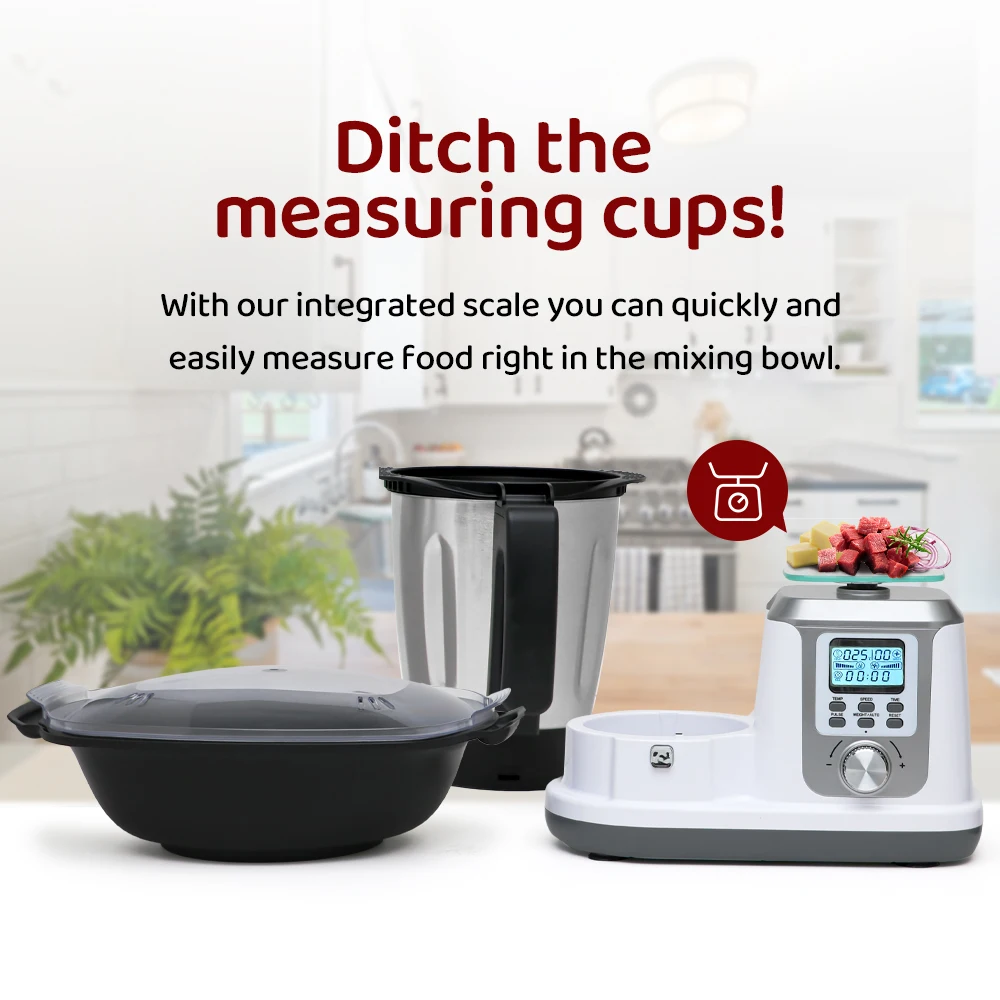 Multifunctional Cooking Food Processor All in One Appliance   with Mixer,chopper,blender Function