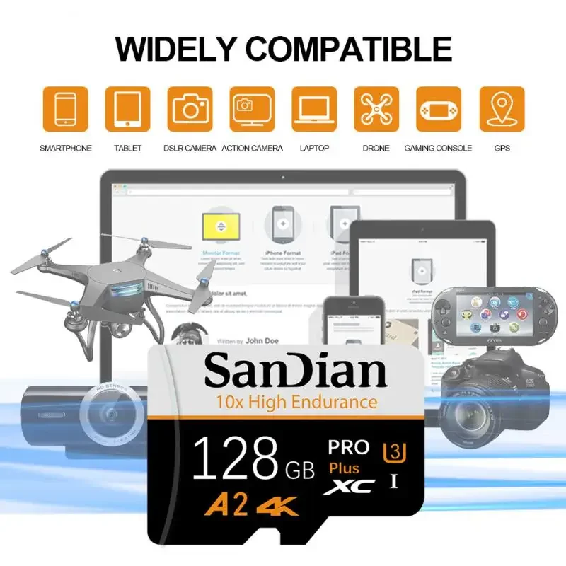 ไมโคร TF SD การ์ด2TB 1TB ความเร็วสูงการ์ดความจำ A2แฟลช SD การ์ด512GB UHS-I การ์ด SD 256GB 128GB สำหรับสมาร์ทโฟนขาตั้งกล้องแบบตั้งโต๊ะ