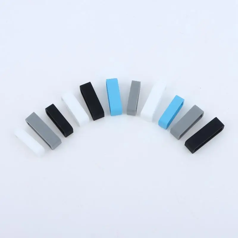 Hot Sale 4pcs Silicone Strap Ring 18 20 22mm Waterproof Loops Security Holder Watch Accessories Rubber Band Keeper