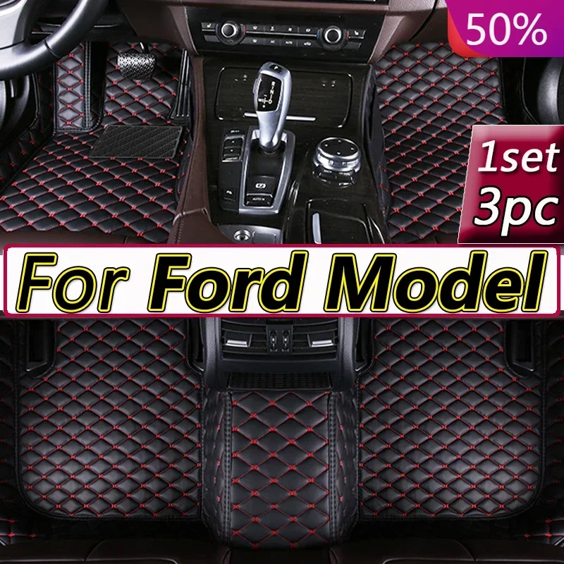 Car Floor Mats For Ford C-Max S-Max Mondeo Kuga Puma Focus MK1 MK2 MK3 MK3 Fusion KA Auto Interior Accessories 2022 2023