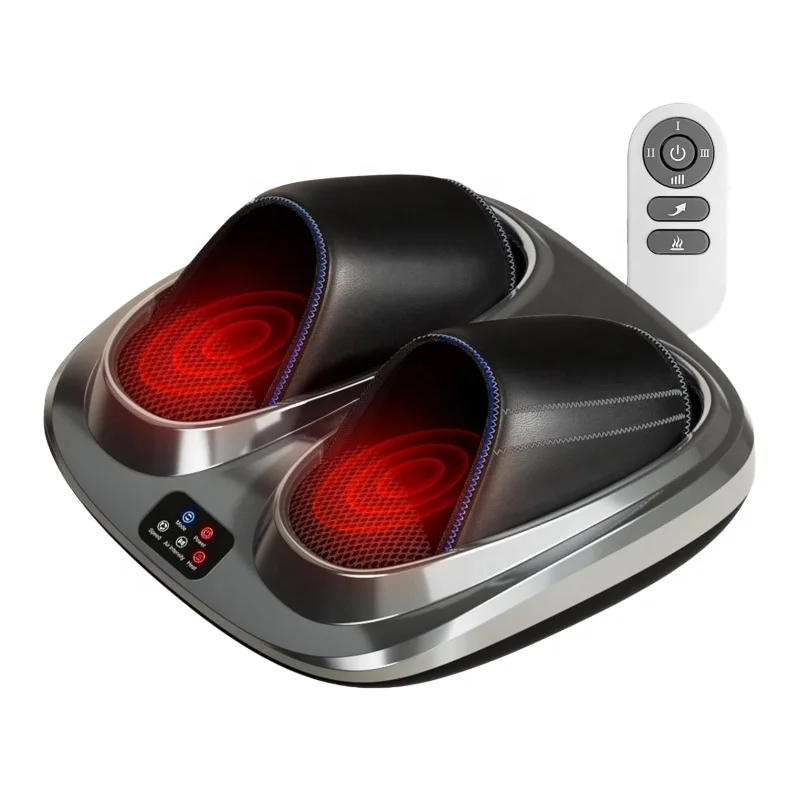 

Market Electric Infrared Foot Massager Vibrating Blood Circulation Leg Device Remote Control Shoes for Comfort Relaxation