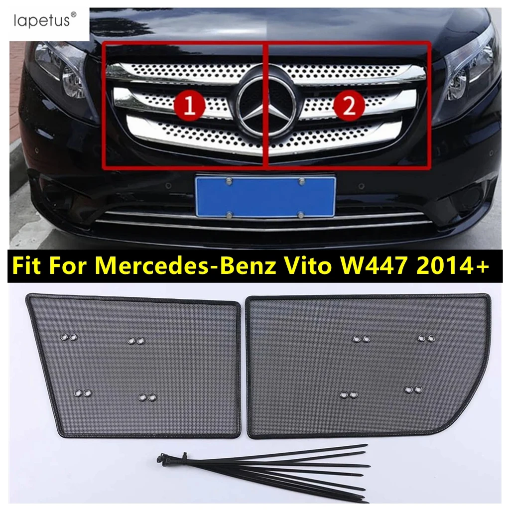 

Car Front Grille Insect Insert Screening Mesh Net Dust Trim Protection Accessories Fit For Mercedes-Benz Vito W447 2014 - 2021