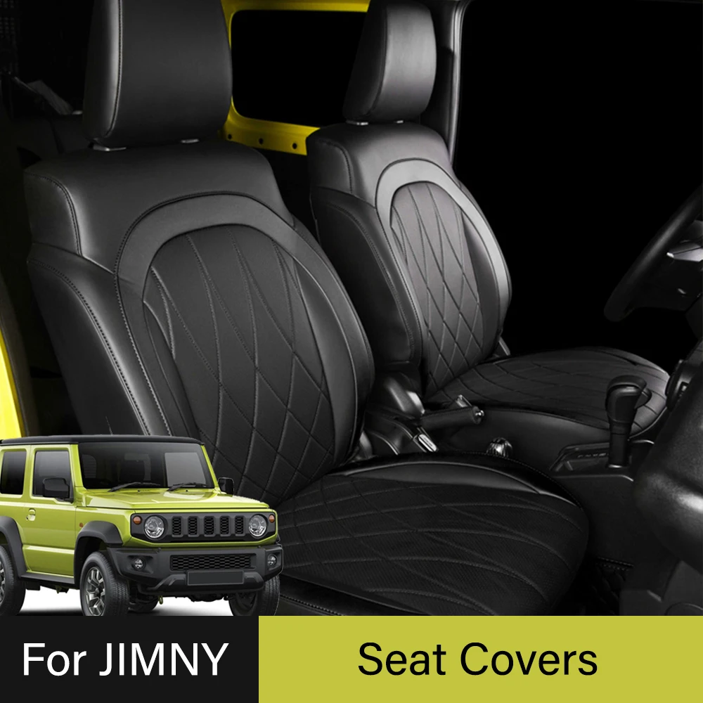 JIMNY JB64 JB74 용 새 카시트 커버 풀 서라운드 2019 2020 2021 2022 PU 가죽 쿠션 방수 인테리어 액세서리  Best5