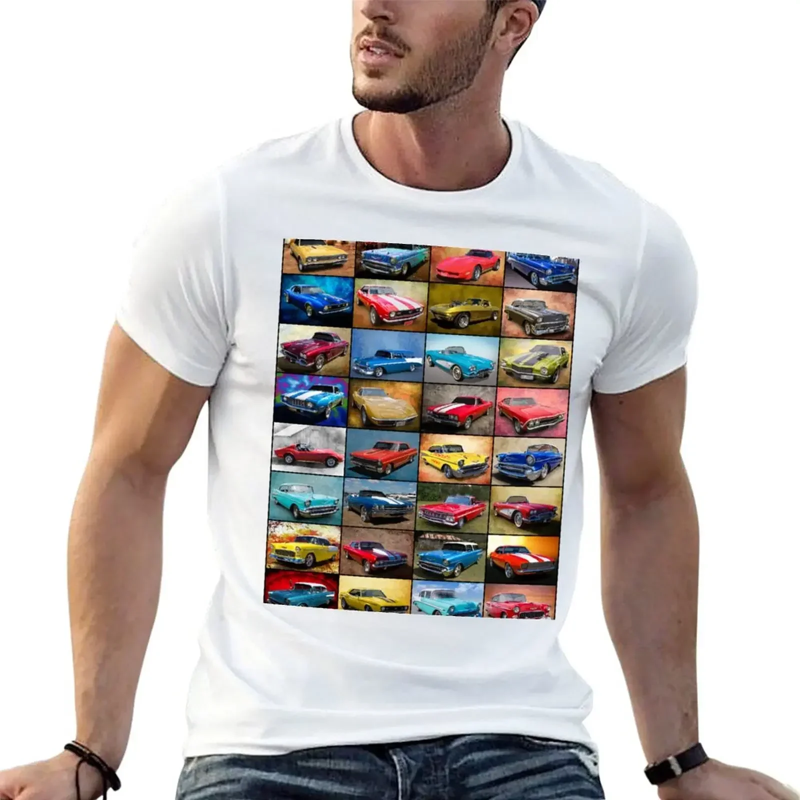 Lottsa Chevies T-Shirt new edition graphic t shirt vintage summer clothes luxury clothes men