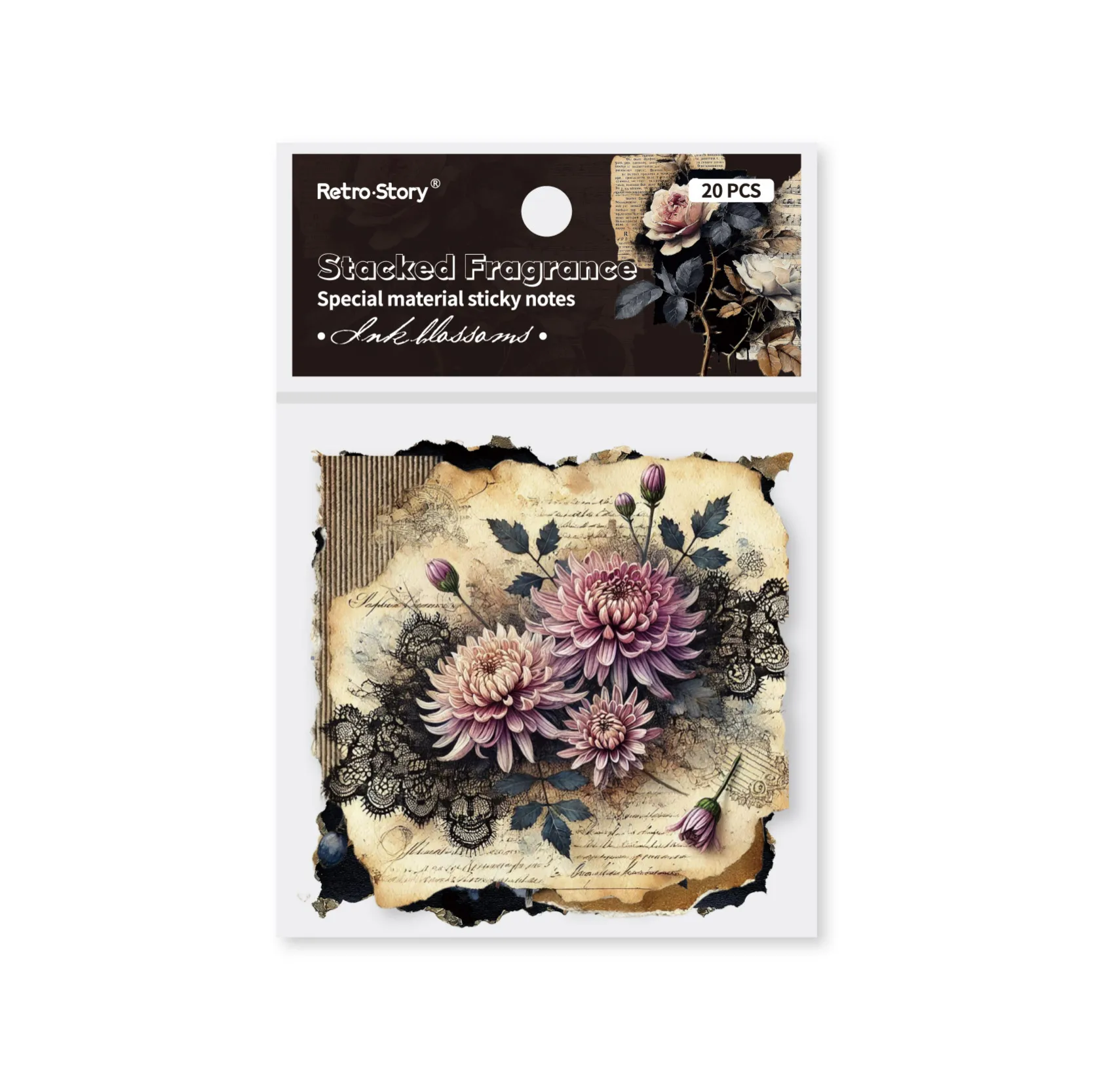 12 bungkus/lot bantalan memo kertas dekoratif retro cantik lucu seri Duixiang