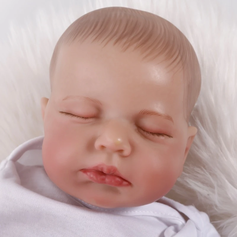 Reborns Baby Boy for Child 17.7'' Life Like Reborns with Cloth Body Simulation Real Life Parent Nurturing