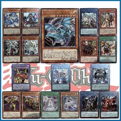 Anime Yu-Gi-Oh DIY ACG Labrynth Arianna White Dragon Premium Flash Card Boy Kolekcjonerska karta Świąteczny prezent urodzinowy Gra planszowa