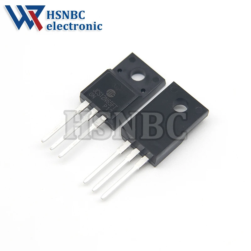 10PCS JCS12N65FT 12N65 TO-220F 650V 12A N-Channel Power MOSFET Transistor 100% New Original