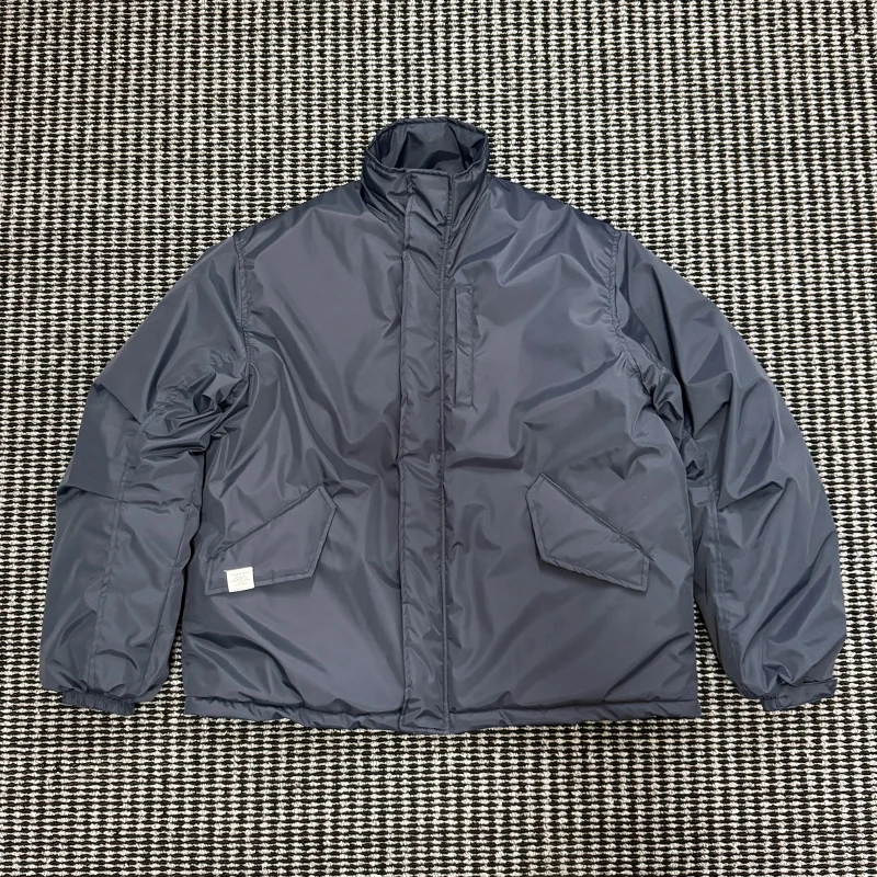 

Autumn Winter Thiened Warm Windproof Cotton Jaet Loose Fit Stand Collar Workwear Sle Youthful Casual Cleanfit Design