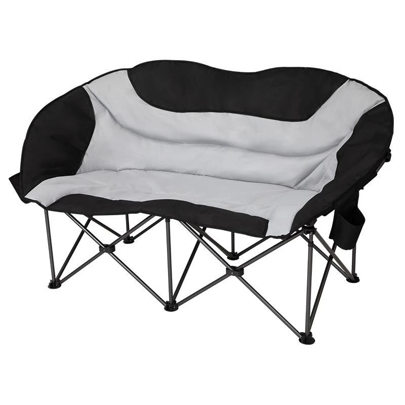 

Outdoor moon chair portable folding recliner, double folding chair camping