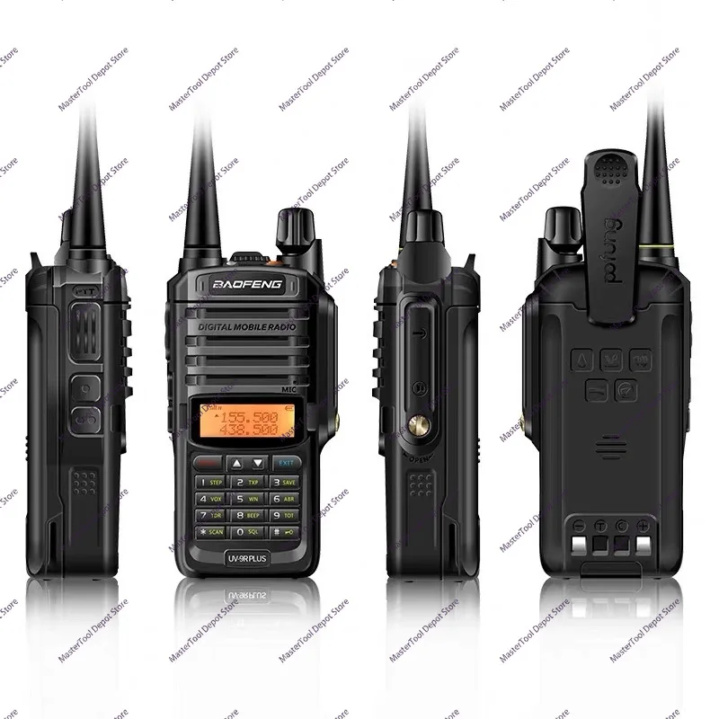 2PCS BaoFeng UV-9R Plus Walkie Talkie High Power Dual Band Long Range 128 CH Portable Handheld UV 9R Ham Two Way Radio