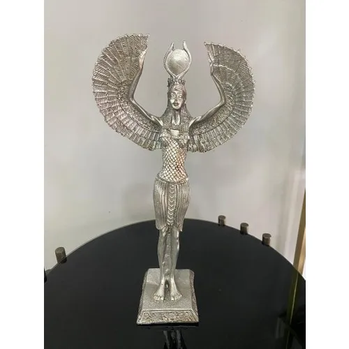 Decorative Isis Trinket Egyptian Goddess Angel Candlestick Model Trinket Sculpture Crafts