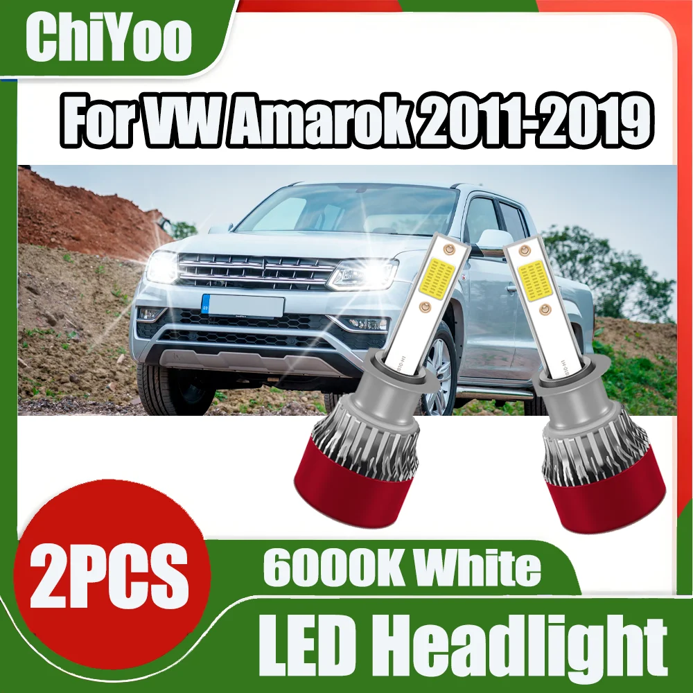 

2PCS 20000LM Canbus Auto Head Lamps 6000K Super White LED Headlight Car Lights 20000LM High Power 12V For VW Amarok 2011-2019