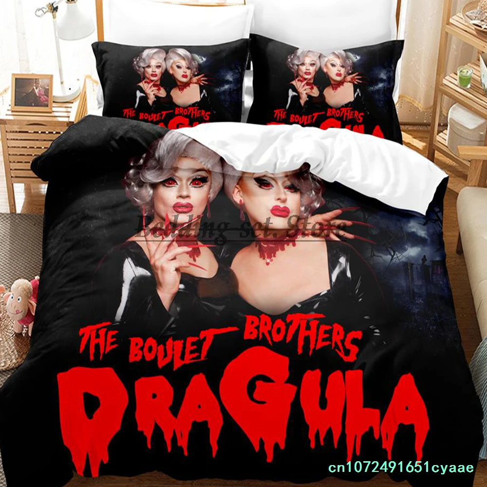 2023 Boulet Brothers Dragula Titans Bedding Set Single Twin Full Queen King Size Bed Set Aldult Kid Bedroom Duvetcover Sets Bed