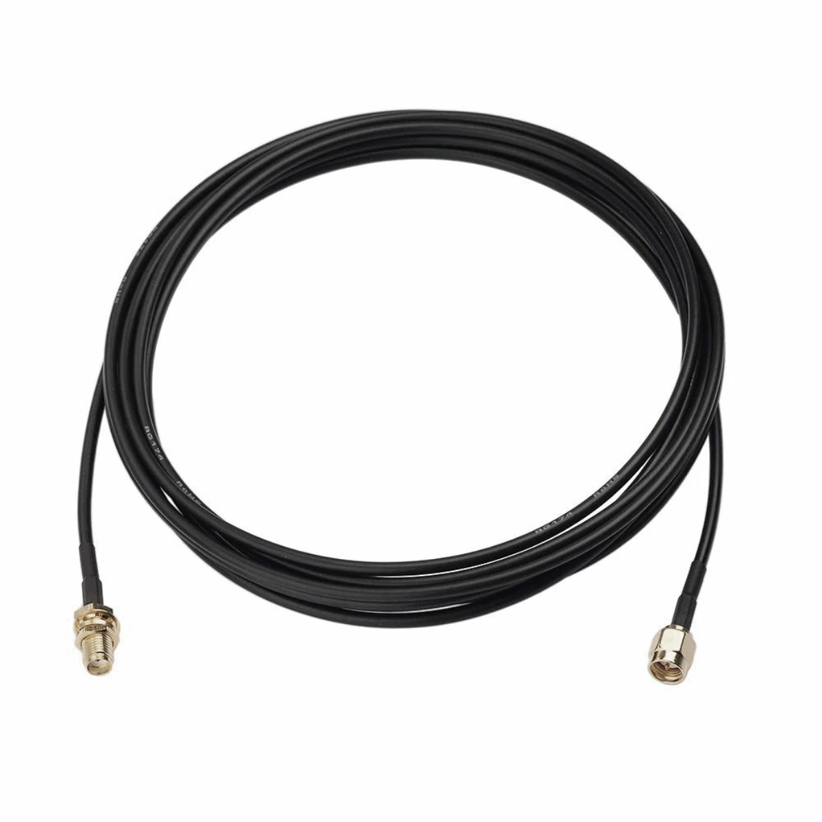 RG174 SMA Extension Cable SMA Male to Female Low Loss Coaxial Cable Extender 1M 2M 3M 5M for GPS LTE 4G 5G WiFi Radio Antennas