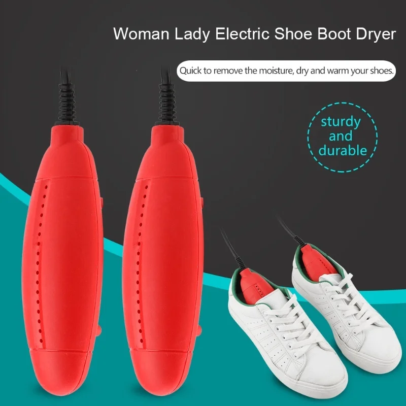 Woman Lady Electric Shoe Boot Dryer Warmer Deodorant Device Foot Protector