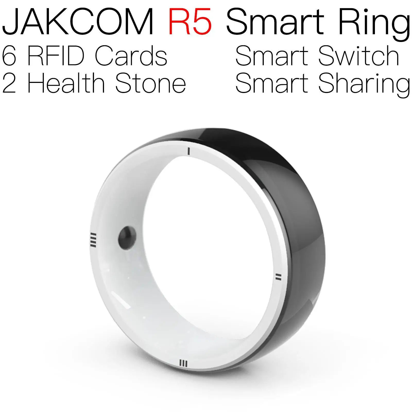 Смарт-часы JAKCOM R5 с кольцом для мужчин и женщин, i5 10400f, умные часы с максимальной яркостью, мужские часы с блокировкой по отпечатку пальца и наушниками