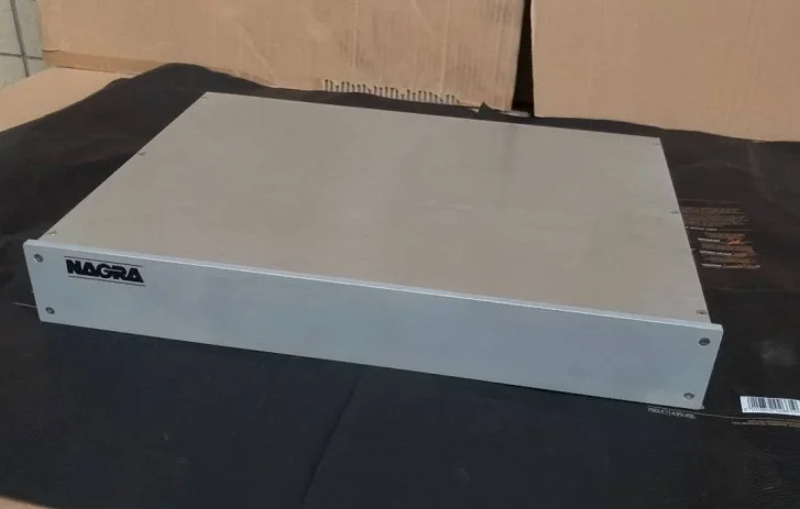 Серебристый полностью алюминиевый Профессиональный предусилитель ЦАП усилитель мощности шасси DIY блок усилителя мощности