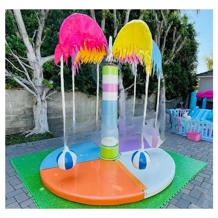 Electric turning horse carousel kids merry go round packaging for playground merry go round soft play equipment set