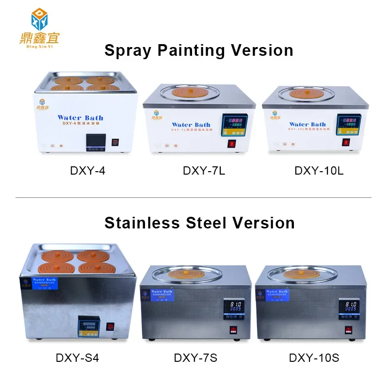 

Xin Tester 4 Holes Lab Digital Water Bath Heating Thermostat Thermostat LCD Display Tank Thermostat 220V