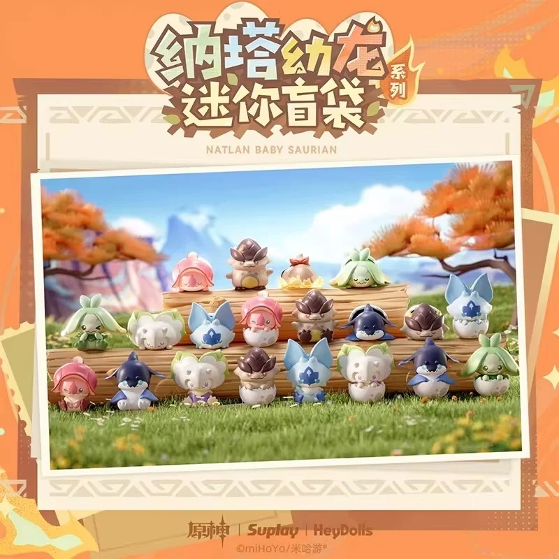 Nowy Suplay Genshin Impact Seria Młody Smok Blind Box Genshin Mystery Box Młody Yumkasaurus Model Mini Młody Koholasaurus Zabawka