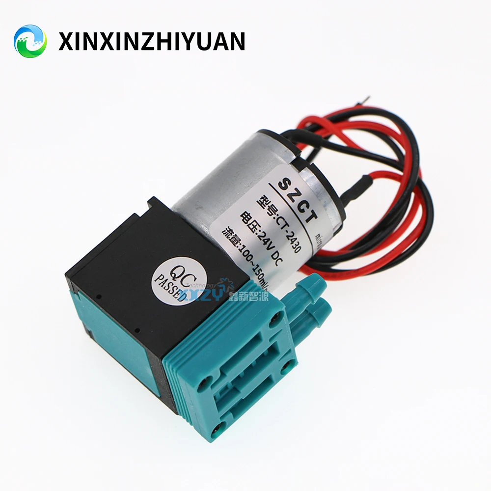 CT-2430 Micro Diaphragm Pump DC24V for Infiniti Gongzheng Inkjet Printer 3W Small Ink Pump 100-150ml/min Liquid Pump