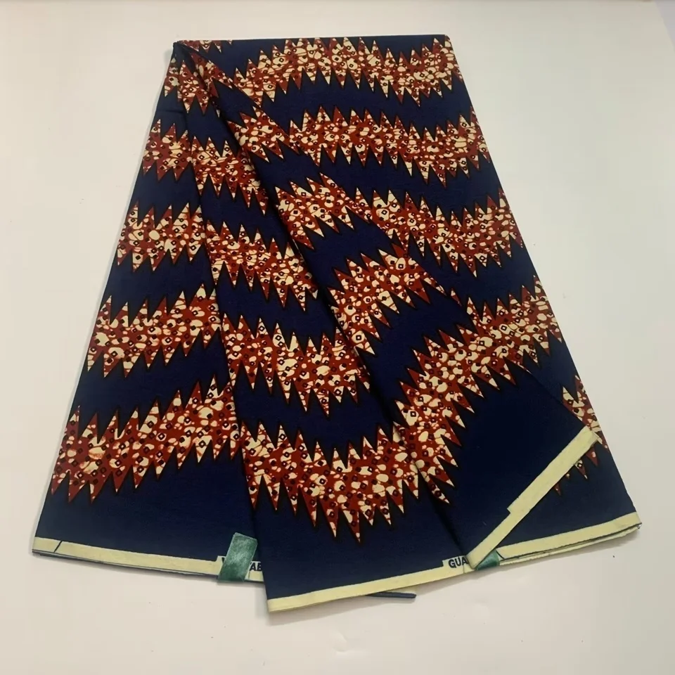 

African Wax Print Ankara Fabrics 100% Cotton Nigerian Style Patchwork Sewing Guaranteed Veritable Real Wax For Wedding Dresses