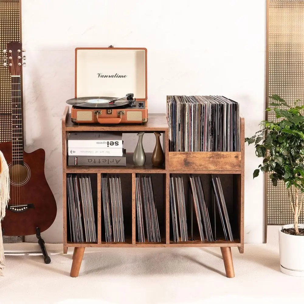 Mid-Century Record Cabinet 6