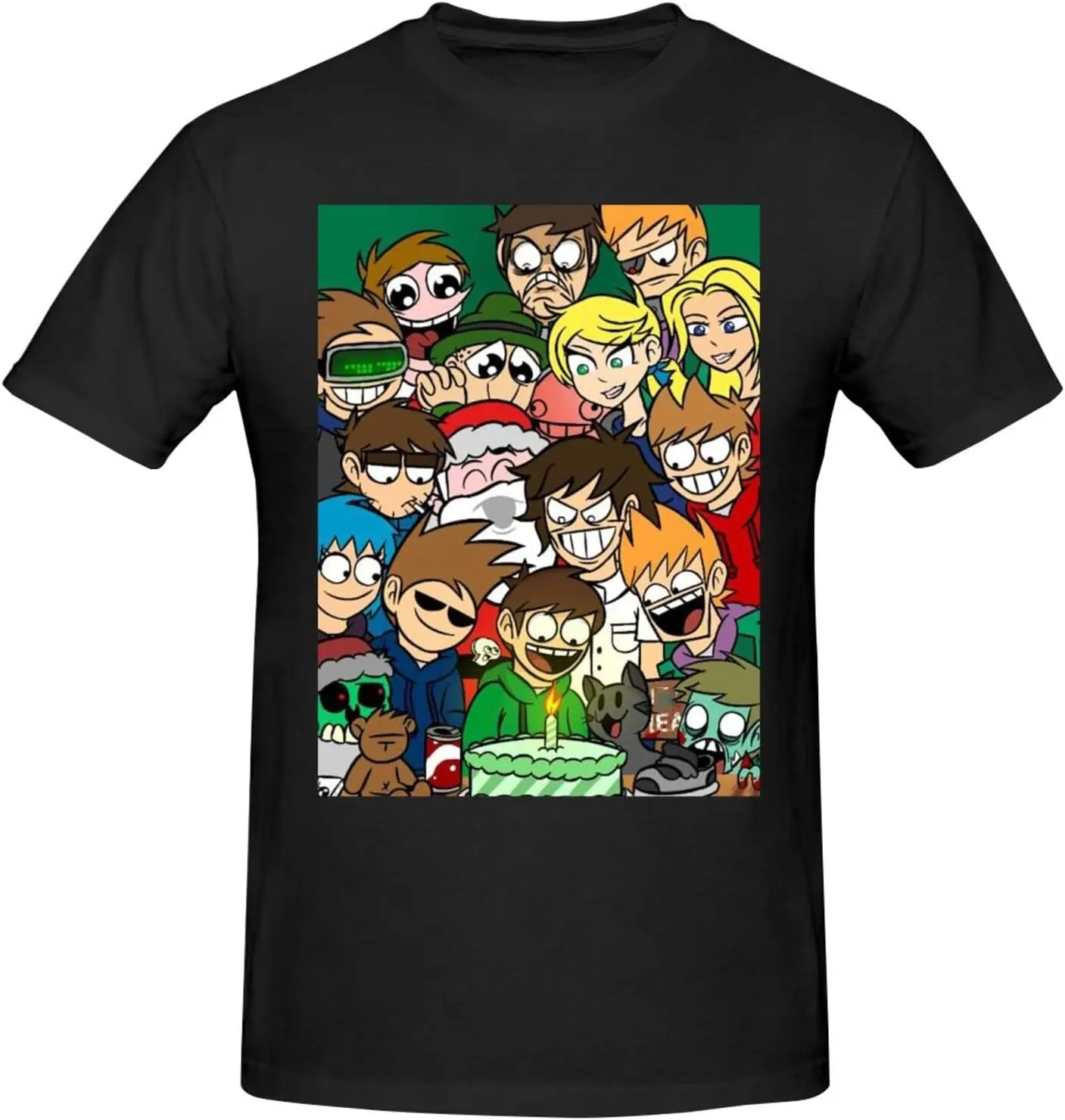 Eddsworld T Shirt Boys Summer   Short Sleeve  Tees High Quality 100%Cotton Short Sleeve