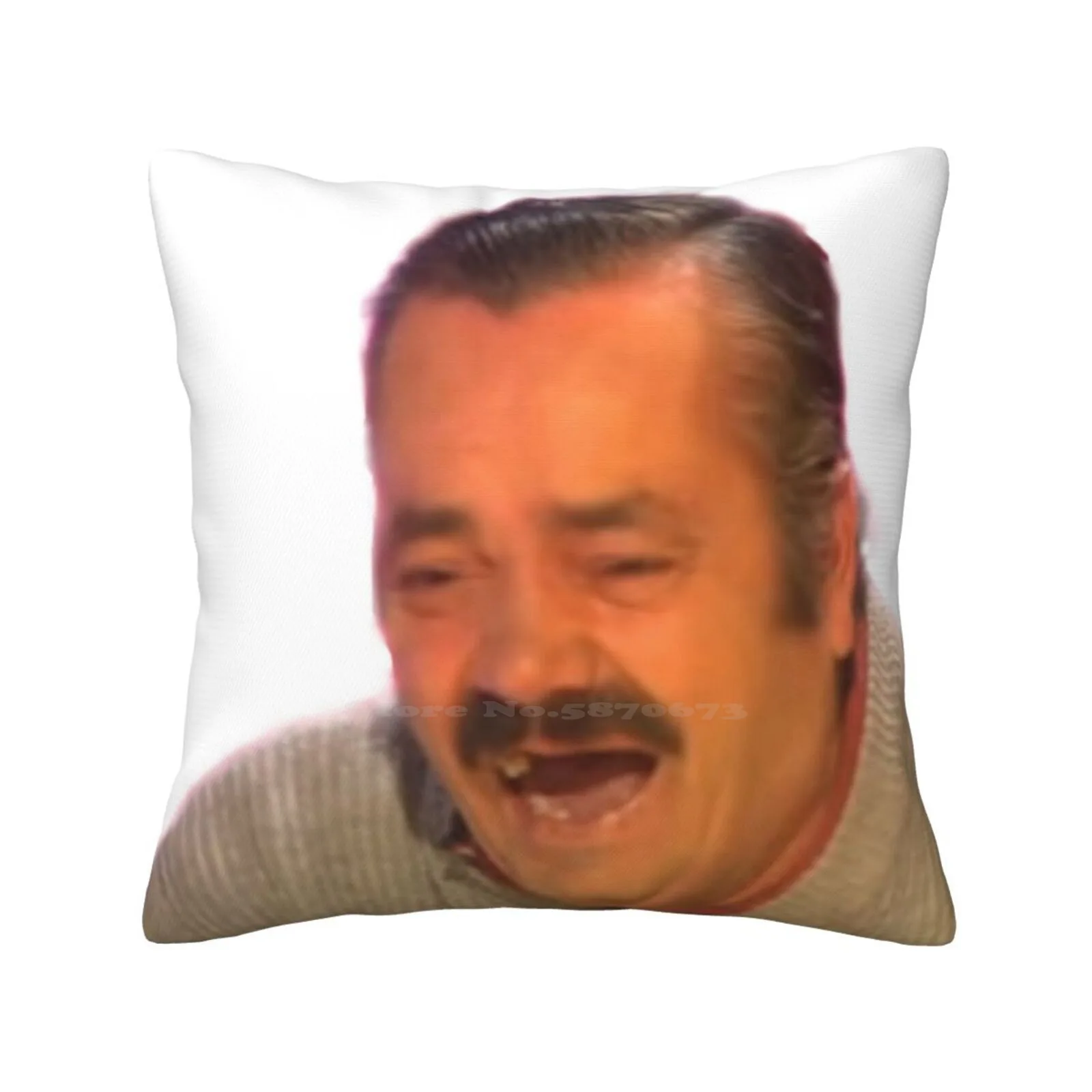 Issou lustige niedliche Dekor quadratischen Kissen bezug issou risitas paelleras chancla meme