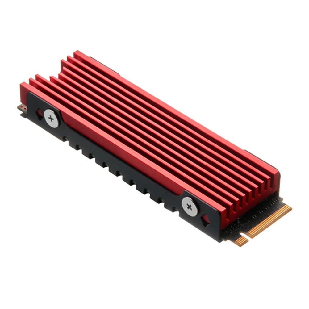 Dissipatore Di Calore SSD M.2 2280 Con Pad Termico | Set Da 4 Per NVMe E NGFF, Doppia Ventilazione