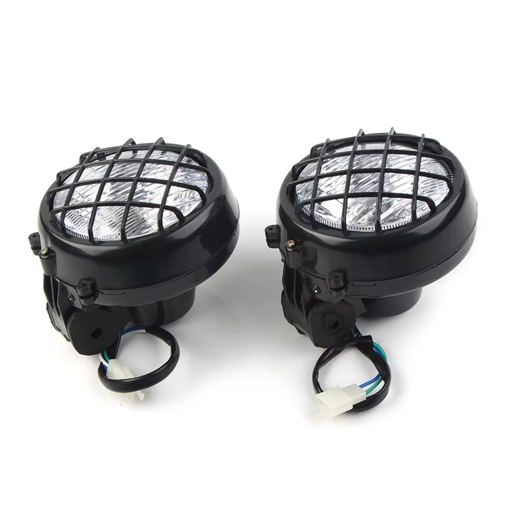 

Front Head Light Lamp Headlight For 70cc-250cc 4 Wheeler Quad Dirt Bike Go kart ATV Dune Buggy For Yamaha Banshee 1987-2006