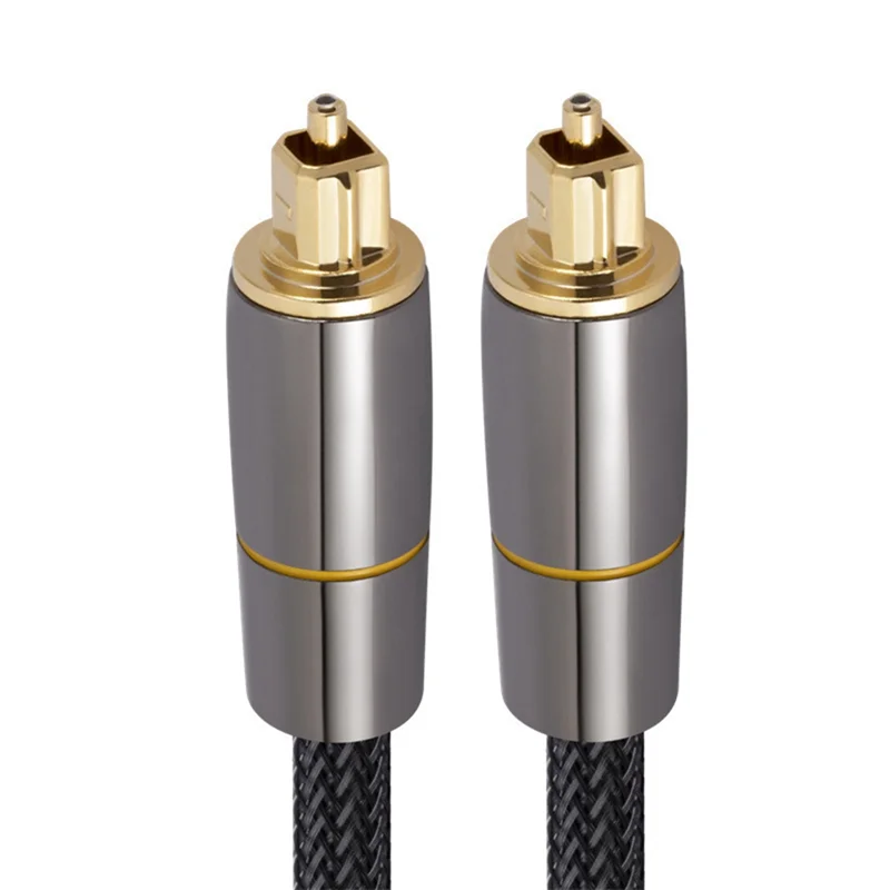 สายสัญญาณเสียงออปติกสายเคเบิลใยแก้วนําแสงดิจิตอล Toslink 1M SPDIF Coaxial Cable สําหรับเครื่องขยายเสียงเครื่องเล่น Soundbar Cable