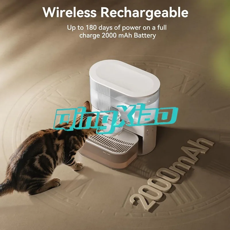 Ultra Silent Automatic Circulating Pet Water Dispenser Long Battery Life Tipping Bowl Design Gravity Flow Fresh Water Supply - view 4