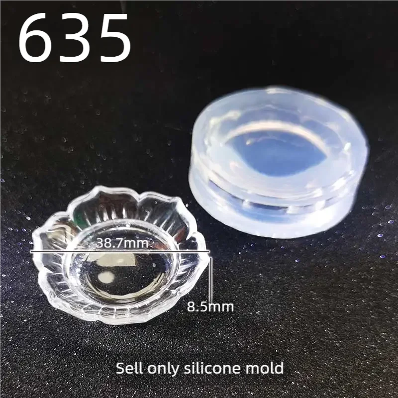 DIY Handcraft Mini Lotus shaped plate Epoxy Resin Mold Food Play Miniature Pinching Mould Epoxy Resin Mold UV Resin Moldse - Image 4