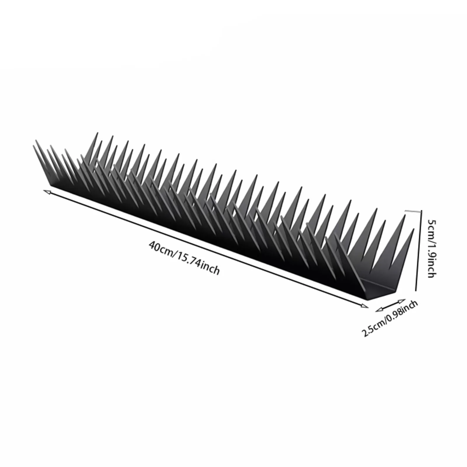 

Железные шипы против восхождения 40x5x2 5 см, шипы безопасности для забора, уличный противоугонный барьер, защита для садовой стены, забора