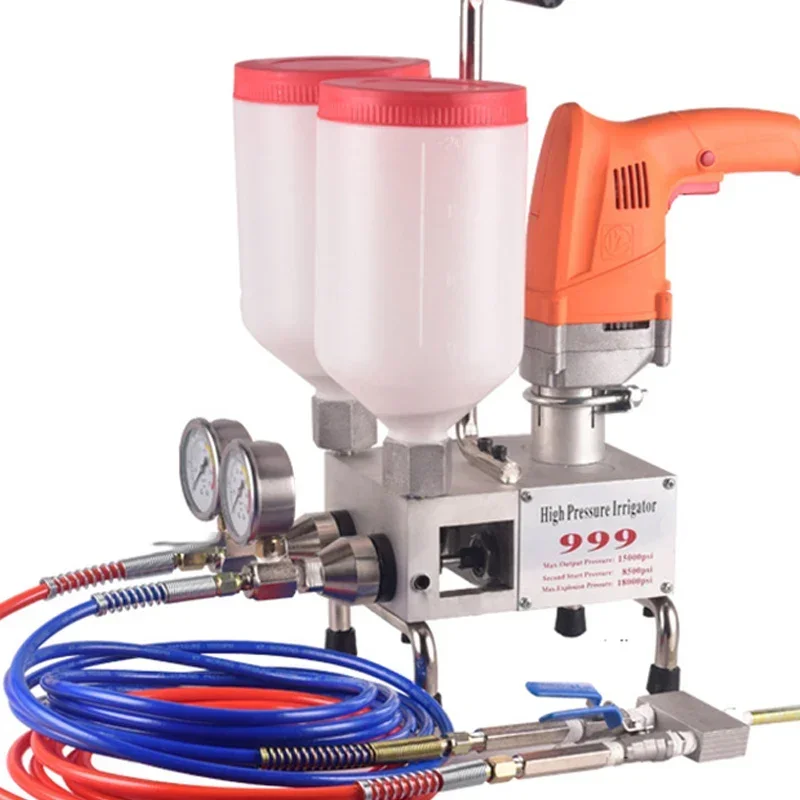 

Two-Component Waterproof Wall Repair Polyurethane Grouting Machine 220V/1100W Electric Intelligent Remote Control Grouting Pump