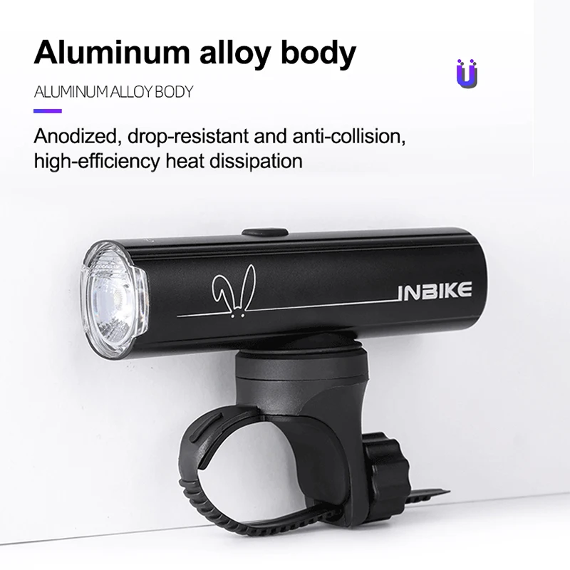 INBIKE 2023 Bike Lights Bicycle Flashlight LED Front Lights 1000 Lumens Rechargeable Bike MTB Road Headlight for Cycling Nights