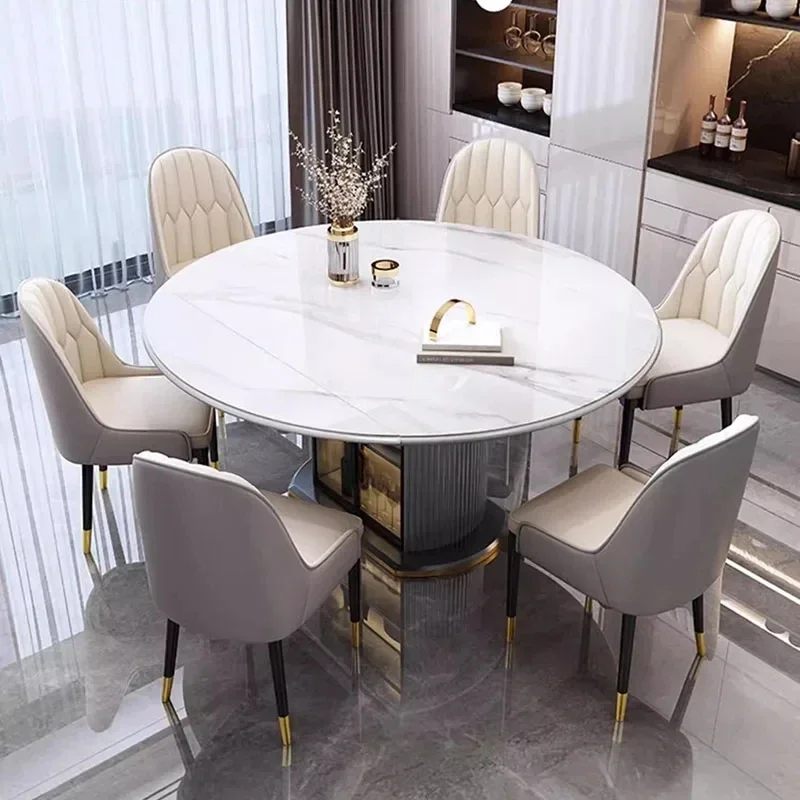 

Nordic Art Dining Table Simple Luxury Modern Home Marble Dining Table Oval Minimalist Mesas De Comedor Kitchen Furniture