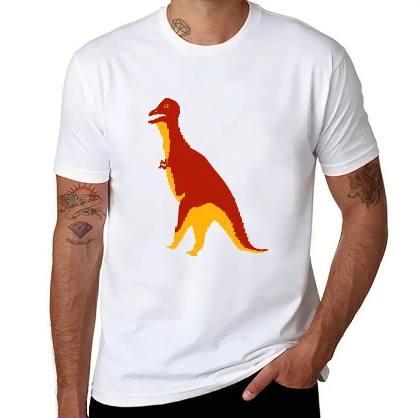 

Pullover Dinosaur80s T-Shirt t shirt man luxury t shirts for man graphic funny T-Shirt