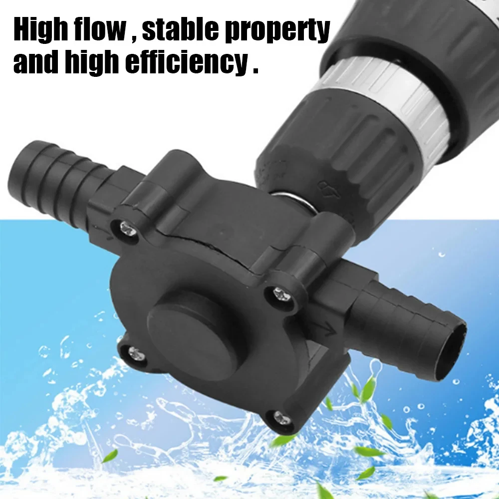 Portable Home Garden Outdoor Tool Electric Drill Pump Diesel Oil Fluid Water Pump Mini Hand Self-priming Liquid Transfer Pumps