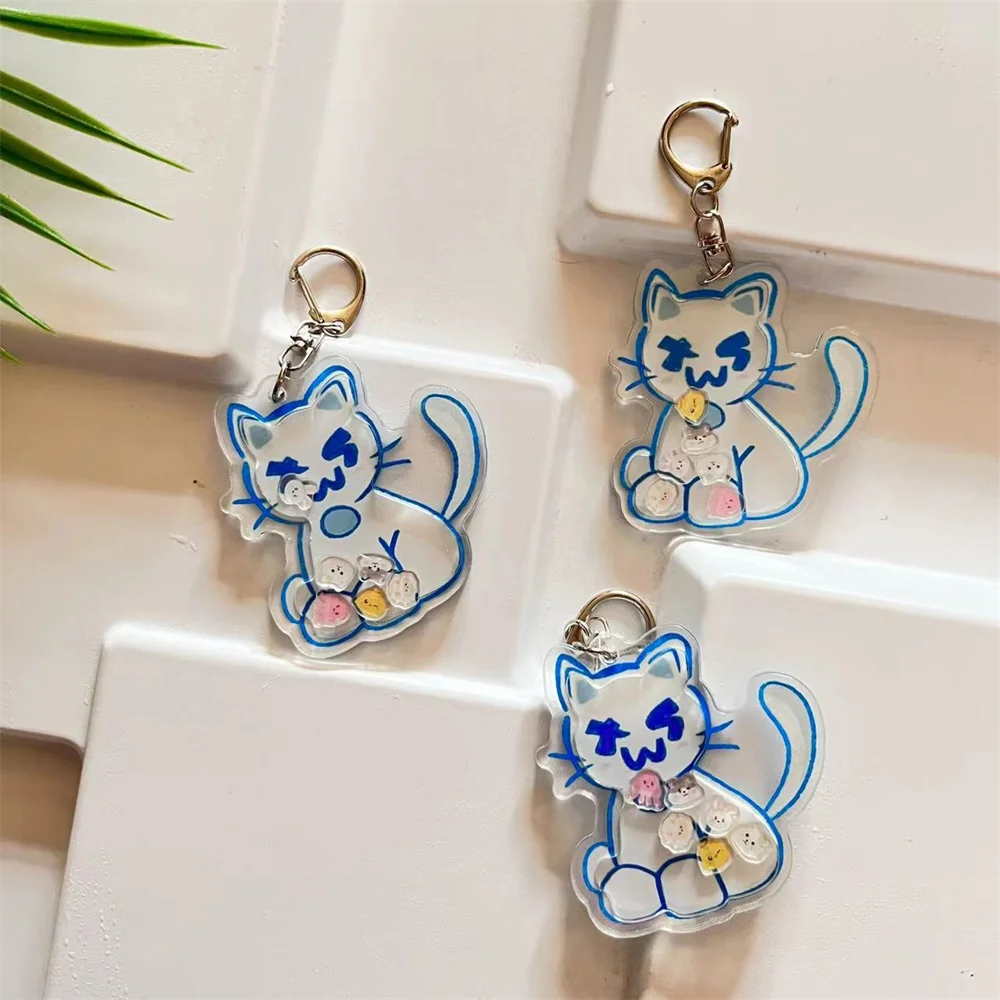 Kpop TWS Shake Keychain 6pcs/Set Double Sides Acrylic Printing Pendant Bracelet Backpack Accessories Key Ring SHINYU Fans Gift