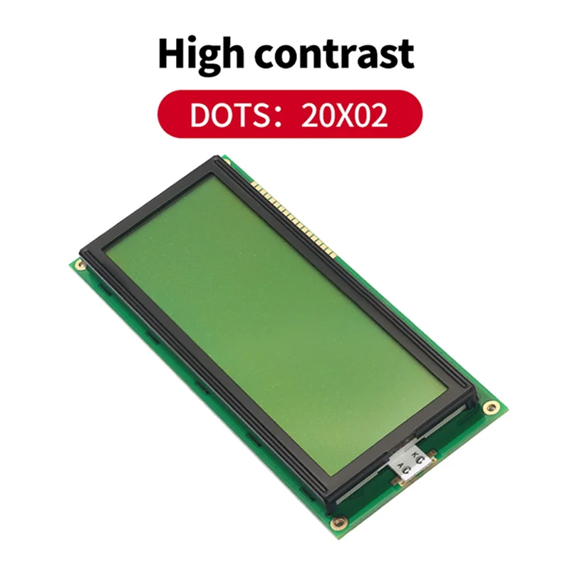 [NEW A09R!】 WH2004L 20X4 Gharacter Large COB 5V Yellow Green Screen LCD Display Module 20X4 Resolution