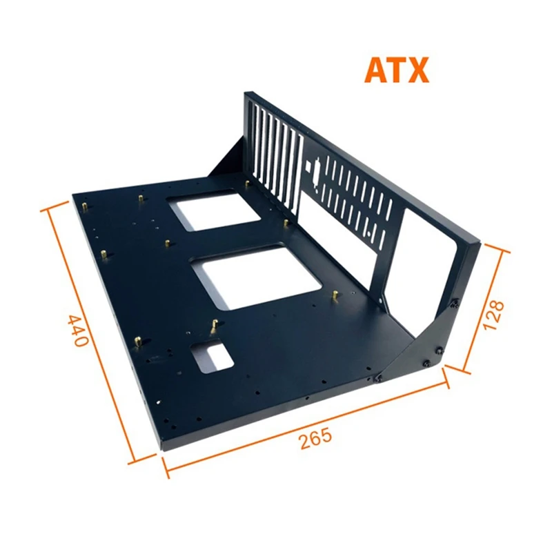 Mining Frame Mining ETH Motherboard Bracket Thickened Bitcoin Mining Rig Case Support ATX/ Micro-ATX/ITX For 8 GPU